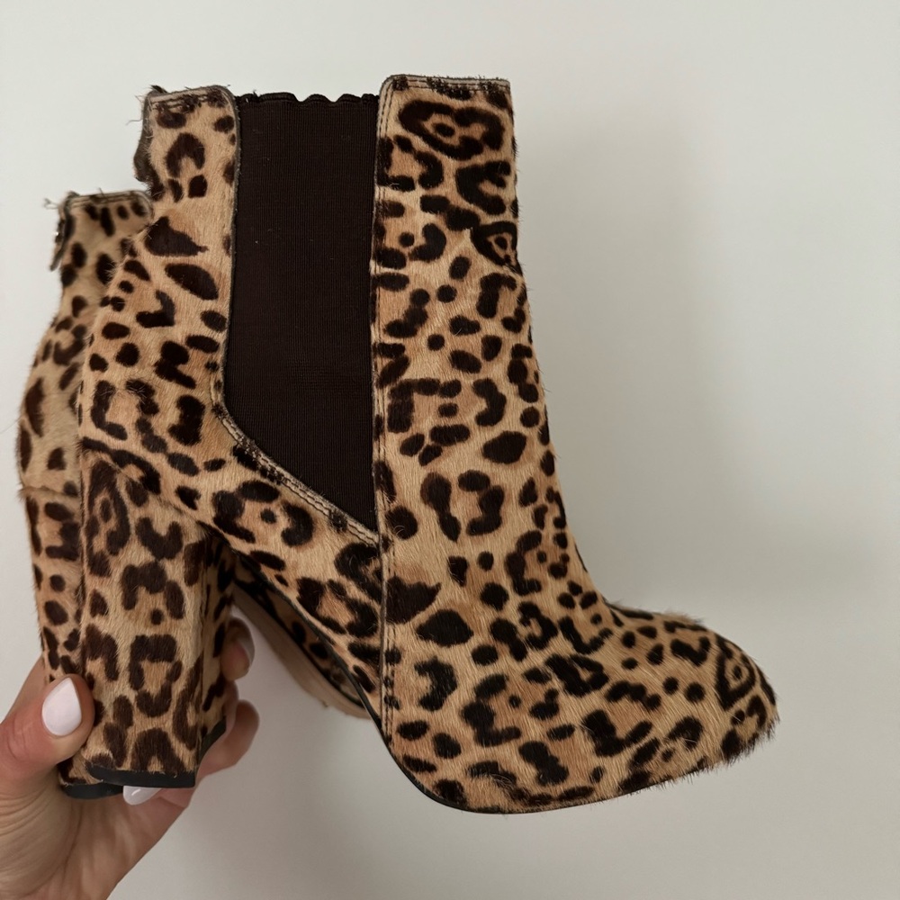 Sam Edelman Cheetah Ankle Boots